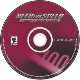 Cartridge artwork for Need for Speed - High Stakes on the Microsoft Windows.