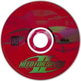 Cartridge artwork for Need for Speed II on the Microsoft Windows.