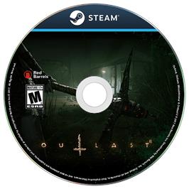 Cartridge artwork for Outlast 2 on the Microsoft Windows.
