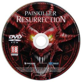 Cartridge artwork for Painkiller - Pandemonium on the Microsoft Windows.