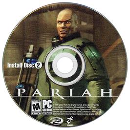 Cartridge artwork for Pariah on the Microsoft Windows.