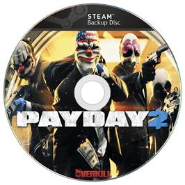 Cartridge artwork for Payday 2 on the Microsoft Windows.