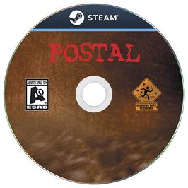 Cartridge artwork for Postal on the Microsoft Windows.