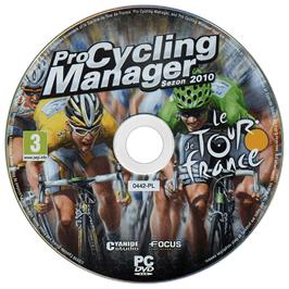 Cartridge artwork for Pro Cycling Manager - Season 2010 on the Microsoft Windows.