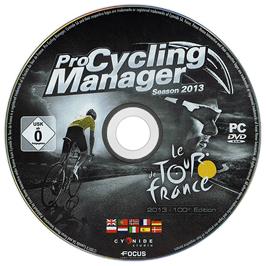 Cartridge artwork for Pro Cycling Manager - Season 2013 on the Microsoft Windows.