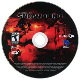 Cartridge artwork for Project - Snowblind on the Microsoft Windows.