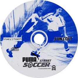 Cartridge artwork for Puma Street Soccer on the Microsoft Windows.