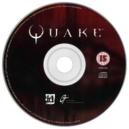 Cartridge artwork for Quake on the Microsoft Windows.