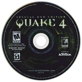 Cartridge artwork for Quake 4 - Special DVD Edition on the Microsoft Windows.