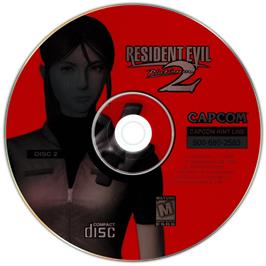 Cartridge artwork for Resident Evil 2 (1998) on the Microsoft Windows.
