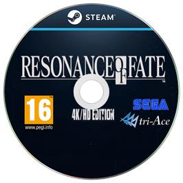 Cartridge artwork for Resonance of Fate on the Microsoft Windows.