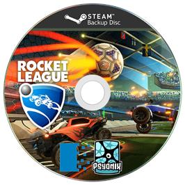 Cartridge artwork for Rocket League on the Microsoft Windows.