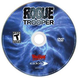 Cartridge artwork for Rogue Trooper on the Microsoft Windows.