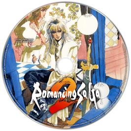 Cartridge artwork for Romancing SaGa 2 on the Microsoft Windows.