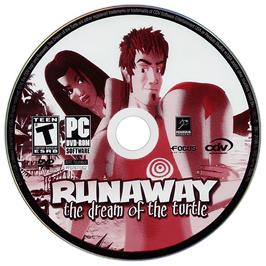 Cartridge artwork for Runaway 2 - The Dream of the Turtle on the Microsoft Windows.