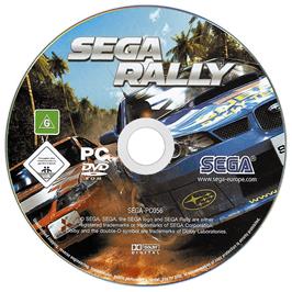 Cartridge artwork for SEGA Rally Revo on the Microsoft Windows.