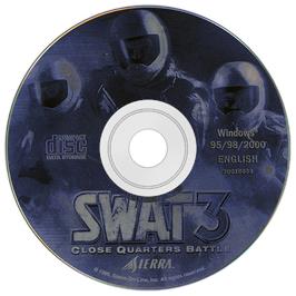 Cartridge artwork for SWAT 3 - Close Quarters Battle on the Microsoft Windows.