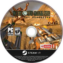 Cartridge artwork for Serious Sam VR - The First Encounter on the Microsoft Windows.