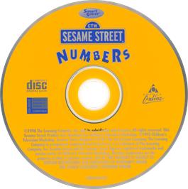 Cartridge artwork for Sesame Street - Numbers on the Microsoft Windows.
