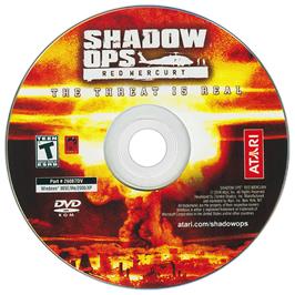 Cartridge artwork for Shadow Ops - Red Mercury on the Microsoft Windows.