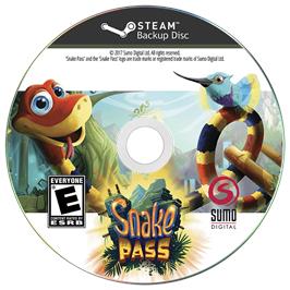 Cartridge artwork for Snake Pass on the Microsoft Windows.
