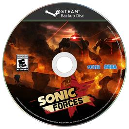 Cartridge artwork for Sonic Forces on the Microsoft Windows.