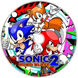 Cartridge artwork for Sonic Robo Blast 2 on the Microsoft Windows.