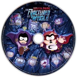 Cartridge artwork for South Park - The Fractured But Whole on the Microsoft Windows.