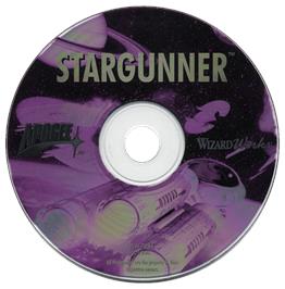 Cartridge artwork for Stargunner on the Microsoft Windows.
