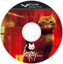 Cartridge artwork for Stray on the Microsoft Windows.