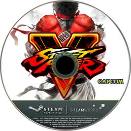 Cartridge artwork for Street Fighter on the Microsoft Windows.