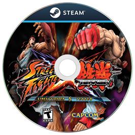 Cartridge artwork for Street Fighter X Tekken on the Microsoft Windows.
