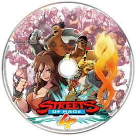 Cartridge artwork for Streets of Rage 4 on the Microsoft Windows.