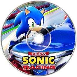 Cartridge artwork for Team Sonic Racing on the Microsoft Windows.