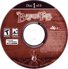Cartridge artwork for The Bard's Tale on the Microsoft Windows.