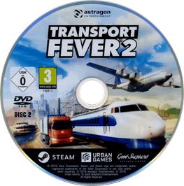 Cartridge artwork for Transport Fever 2 on the Microsoft Windows.