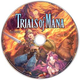 Cartridge artwork for Trials of Mana on the Microsoft Windows.