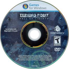 Cartridge artwork for Turning Point - Fall of Liberty on the Microsoft Windows.