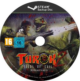 Cartridge artwork for Turok 2 - Seeds of Evil on the Microsoft Windows.