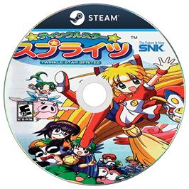 Cartridge artwork for Twinkle Star Sprites on the Microsoft Windows.