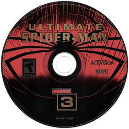 Cartridge artwork for Ultimate Spider-Man on the Microsoft Windows.