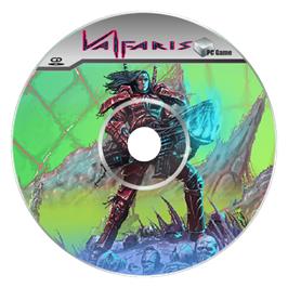 Cartridge artwork for Valfaris on the Microsoft Windows.