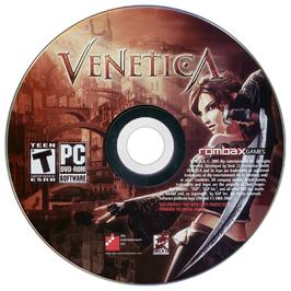 Cartridge artwork for Venetica on the Microsoft Windows.