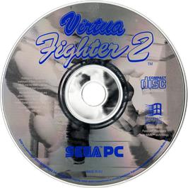 Cartridge artwork for Virtua Fighter 2 on the Microsoft Windows.