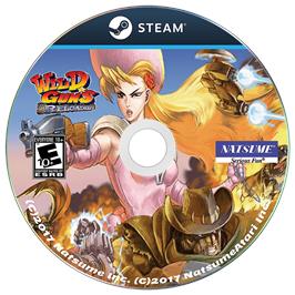 Cartridge artwork for Wild Guns - Reloaded on the Microsoft Windows.