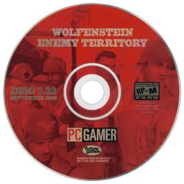 Cartridge artwork for Wolfenstein - Enemy Territory on the Microsoft Windows.