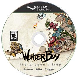 Cartridge artwork for Wonder Boy - The Dragon's Trap on the Microsoft Windows.