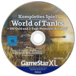 Cartridge artwork for World of Tanks on the Microsoft Windows.