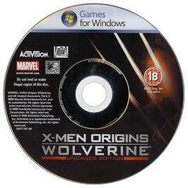 Cartridge artwork for X-Men Origins - Wolverine - Uncaged Edition on the Microsoft Windows.