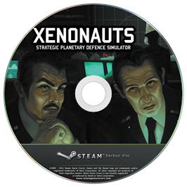 Cartridge artwork for Xenonauts on the Microsoft Windows.